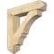 Ekena Millwork Balboa Arts and Crafts Rough Sawn Bracket w/ Offset Brace, Douglas Fir, 8"W x 34"D x 34"H BKT0806X34X34BOA03RDF - alternate 1